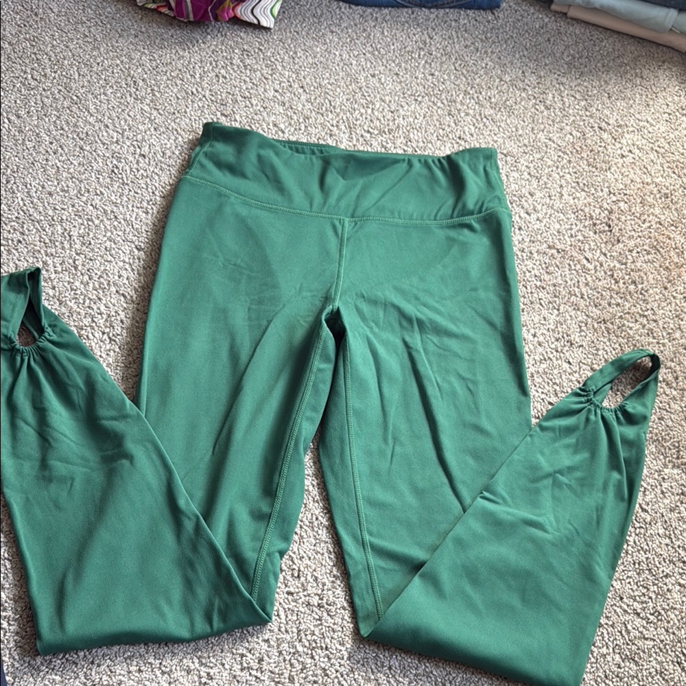 Green Athletic Leggings